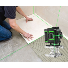 lazer level green beam laser cross 12 line self leveling 3d auto rotary construction nivel laser level 360 degree machine tool